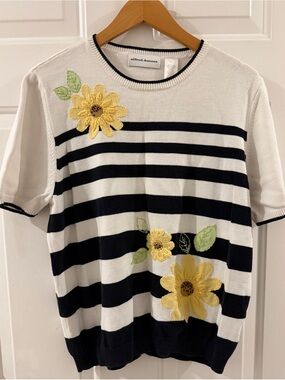 Alfred Dunner short-sleeve sweater